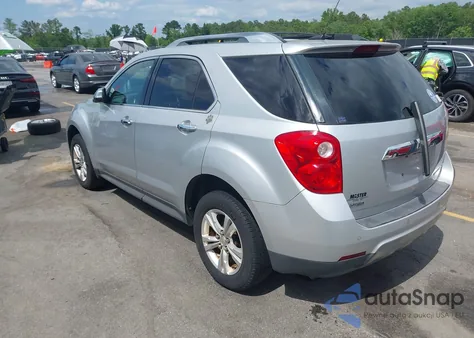 2012 Chevrolet Equinox Ltz из США, поврежденный, VIN 2GNALFEK1C1176984